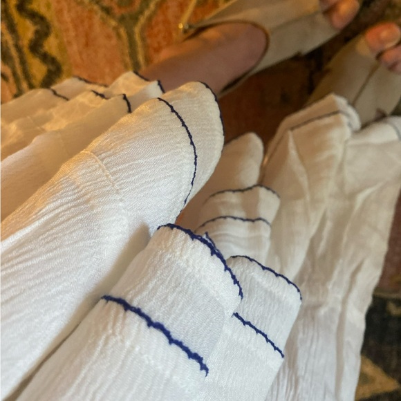 NWT LuLus Ticket to paradise white embroidered Maxi dress size XSmall - Picture 8 of 8